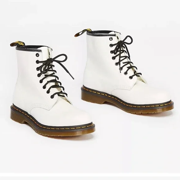 Dr. Martens Women’s 1460 Smooth Leather Combat Boots - Picture 1 of 13
